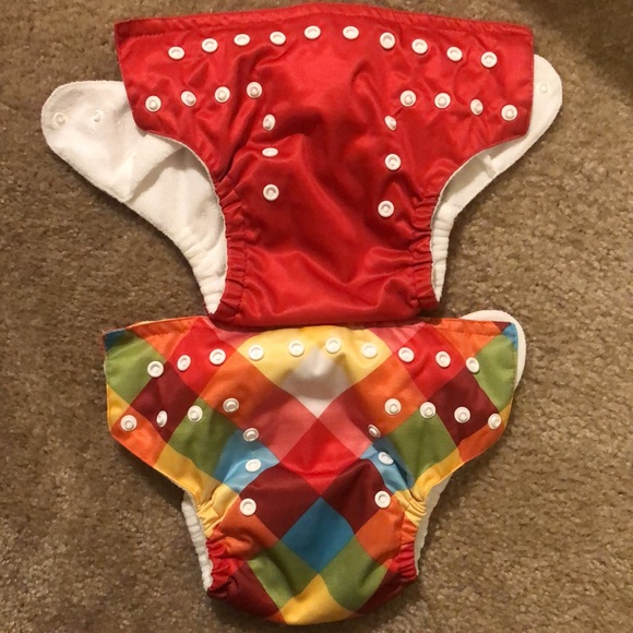 Sun baby cloth diapers with two inserts! - Picture 5 of 7
